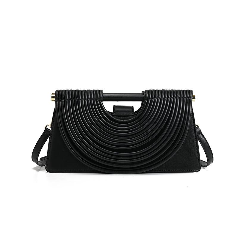 European And American Style Woven Fashion All-Match Retro Women Handbag Ladies Solid Color Portable Shoulder Messenger Bags
