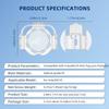 Anti-fog Lens Guard Transparent Quick-release Lens Cover Optical-grade PC Protective Cap for Insta360 X5