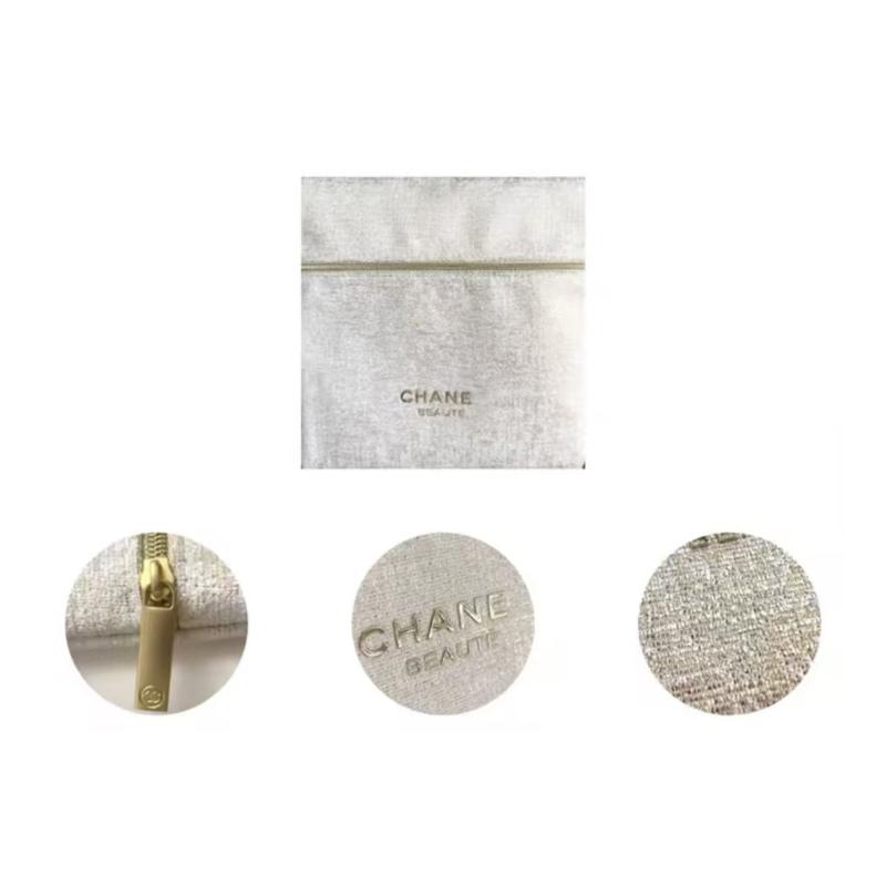Handgefertigte DIY Chanel-inspirierte Make-up-Tasche zum Selbermachen