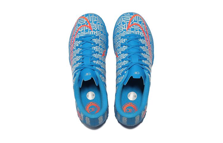 Nike Mercurial Vapor 13 Assassin's Creed 13 Academy CR7 TF Low top Kids' Soccer Shoes Blue Red Kids' CQ4906-468