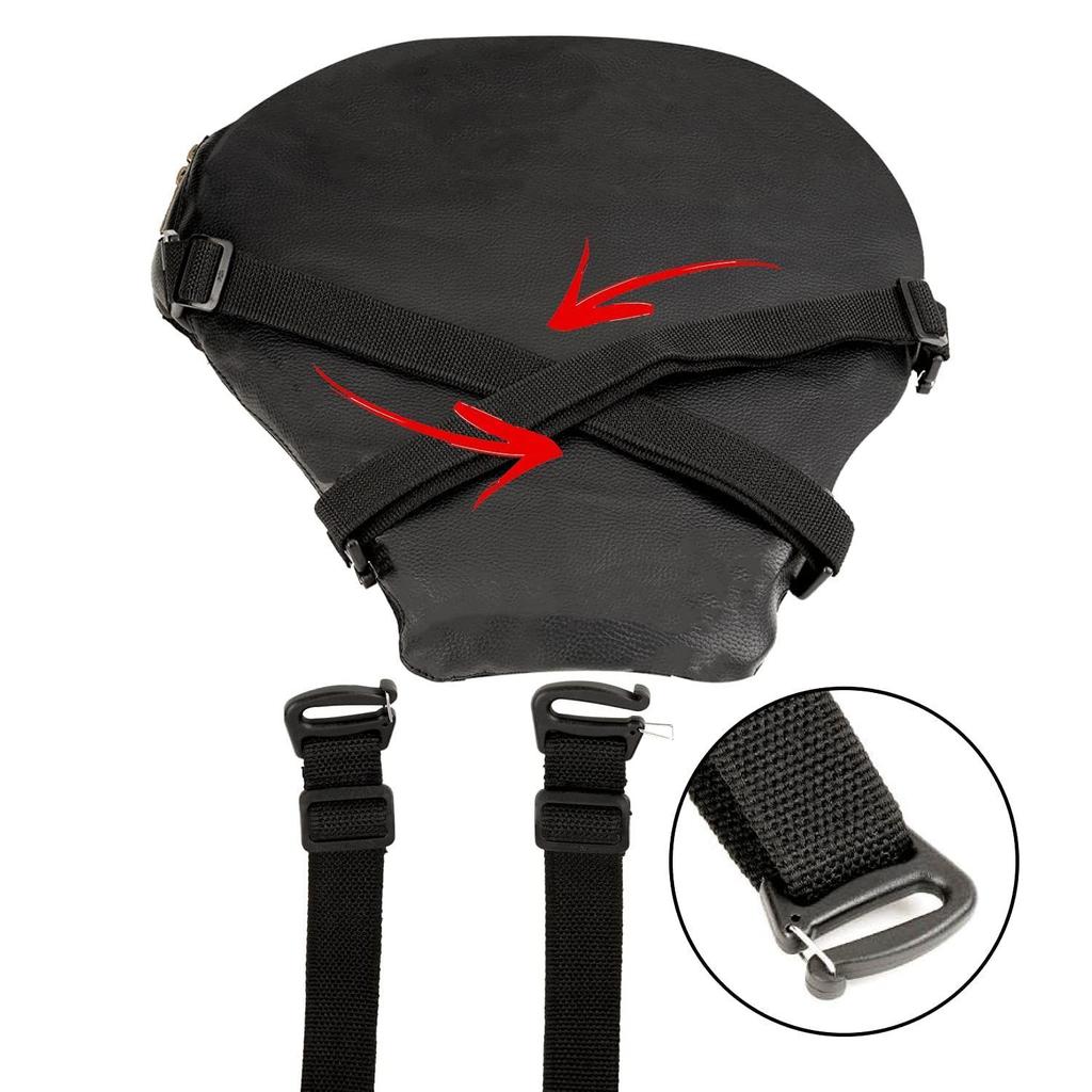 Nadmuchiwana poduszka powietrzna | Oddychająca siateczkowa poszewka i antypoślizgowy spód | Idealna do celów medycznych, do biura, domu, na motocykl