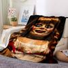 1pc Horror Doll Blanket Lightweight Flannel Blanket Throw Blanket For Sofa, Bed, Travel, Camping, Livingroom, Office, Couch