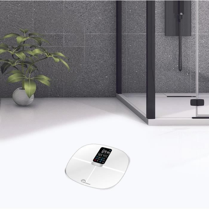 LITTLE BALANCE Smarte Körperanalysewaage, Weiß, 180 kg / 100 g