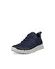ECCO GRUUV Genuine Leather Size Sizes 3E Men's Sneakers, 52520450595, Marine/Maritime, 26.5cm-27.0cm,