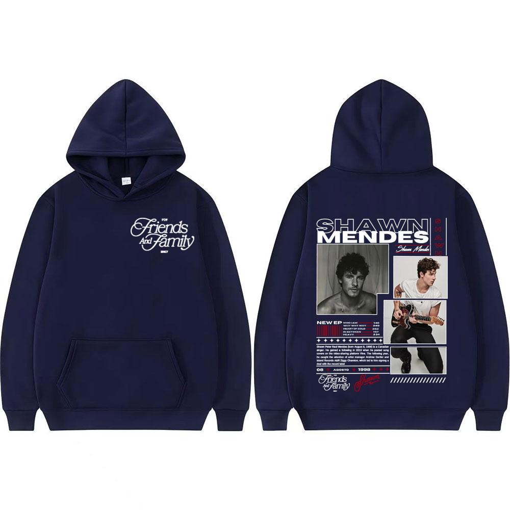 Rapper Shawn Mendes Album Tour 2025 Graphics Hoodies Men Women Hip Hop Gothic Hoodie Tops Casual Oversized Sweatshirt Streetwear