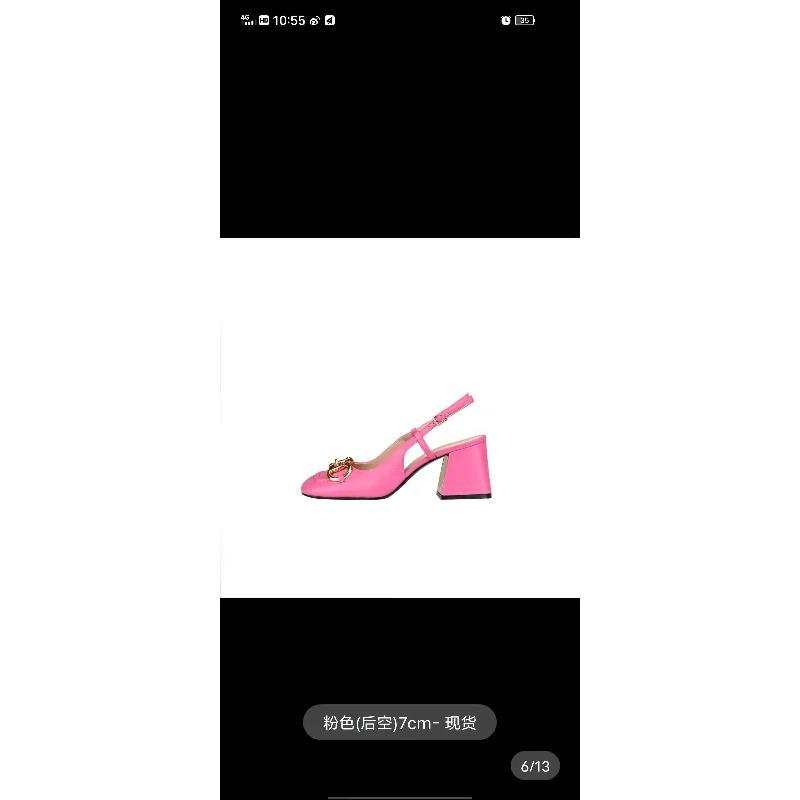 Baotou sandals women's new summer black thick heel high heels Mary Jane square head buckle single shoes