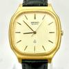 Used [New Battery] SEIKO Men's Watch Gold Octagon 5931-5210 060317 New Belt