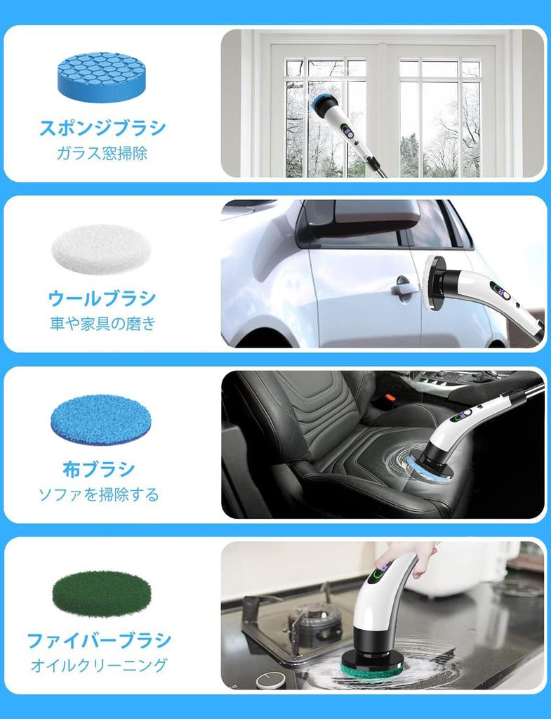 IYGLKD Bath Bath Cleaning Replacement 8 Replacement Electric Cleaning Length Replacement Brush for Bath Toilet Cleaning Polisher, Brush, Brush,