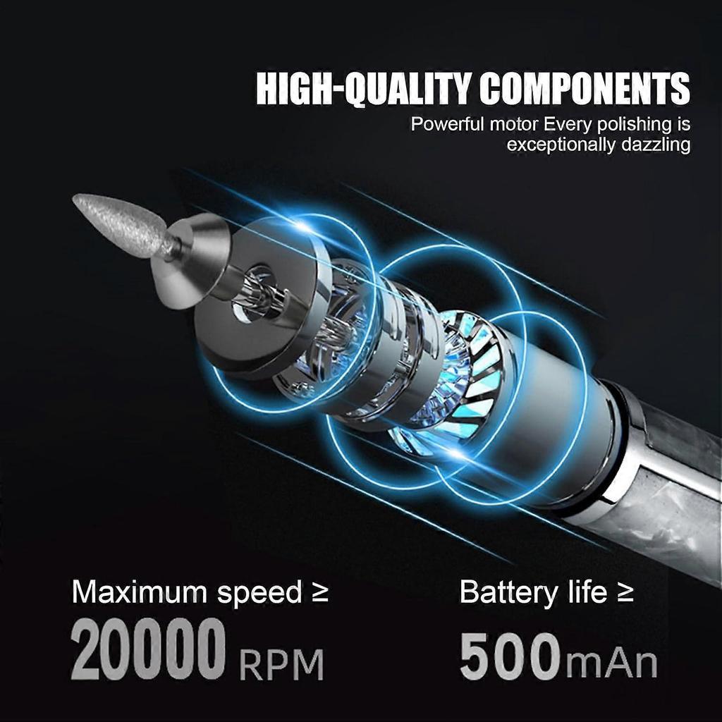 Electric Nail File, Nail Drill Kit, Portable Nail Drill Set, Gel Polish Removal