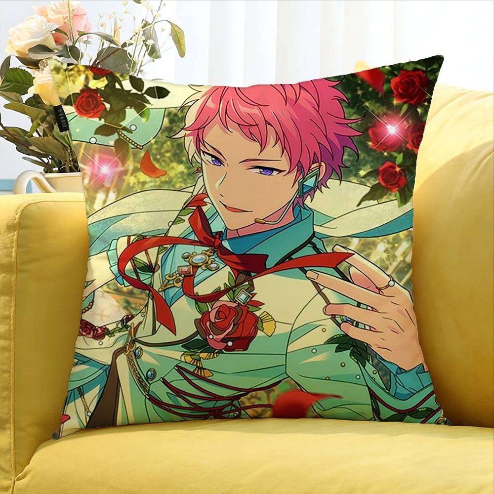 Shu Itsuki Anime Character Various Sizes Square Pillow Case For Car Home Bedchamber Decor