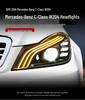 Compatible LED Bi-Xenon Projector Headlights for 07-14 Mercedes-Benz W204 C-Class C180/C200