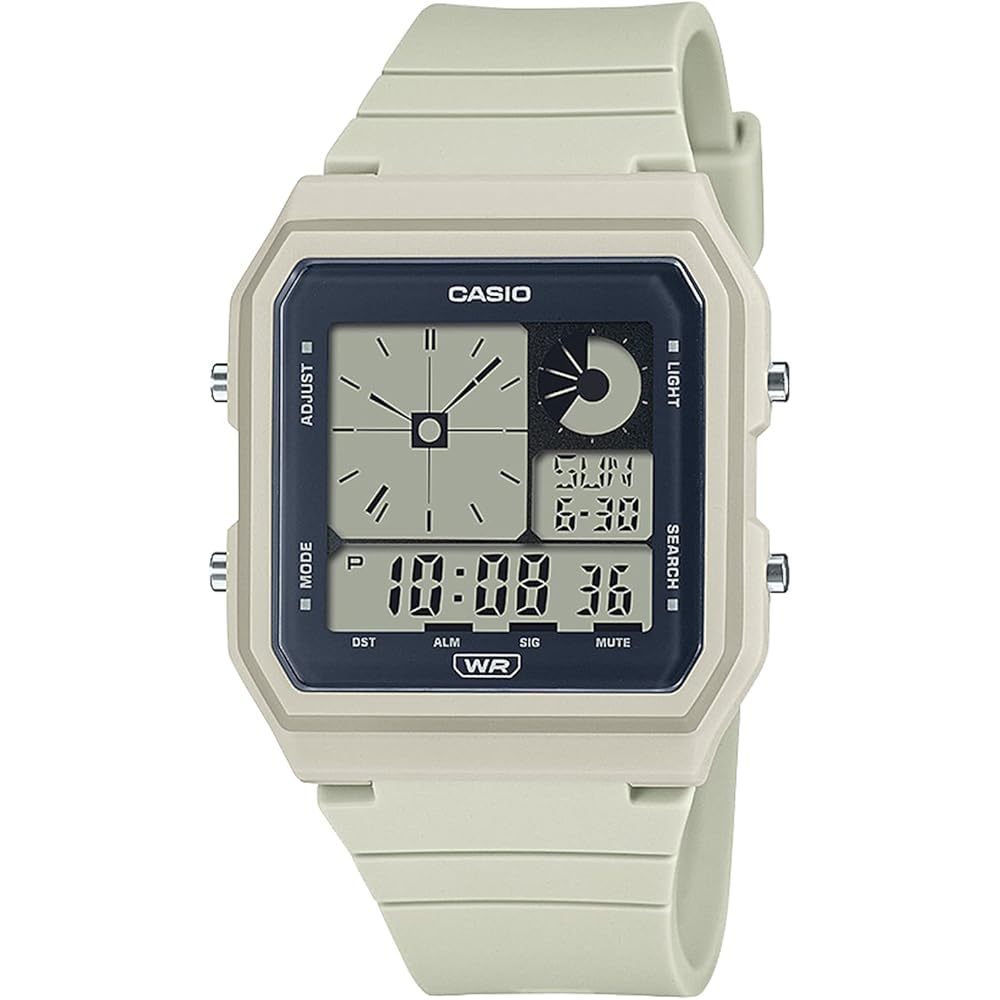 Casio LF-20W-1AJF Standard Watch Unisex Ivory Color Water Resistant