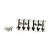 Guitar Locking Nut, 42mm 6-Strings Electric Guitar String Locking Nut 42mm with Mounting Screws Mounting Hardware Kit