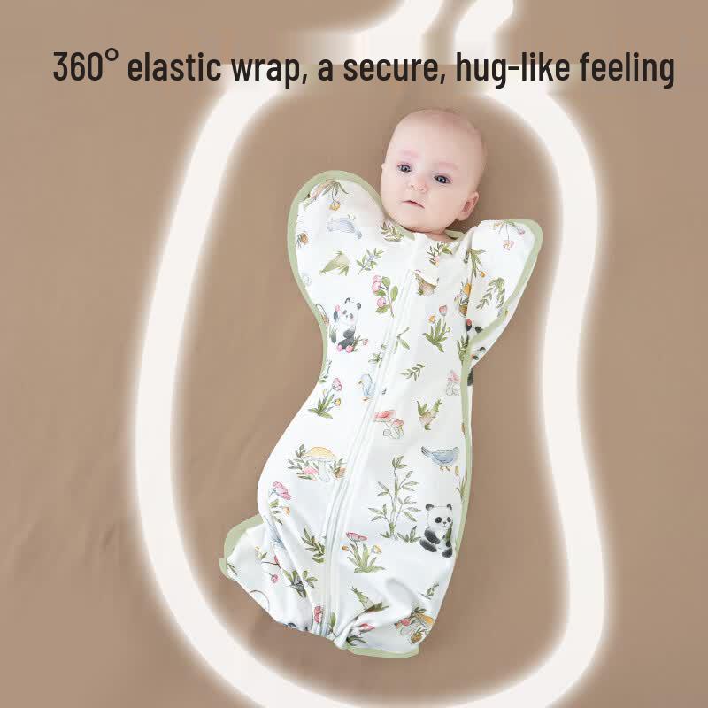 Nanjiren Newborn Baby Anti-Startle Swaddle Sleeping Bag