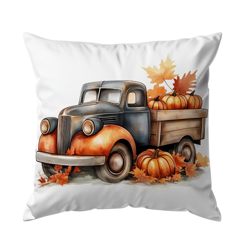 Autumn Decoration Cushion Pillowcase Printed Polyester 45X45Cm Throw Pillowcover Decorative Sofa Cushion Pillowslip Home Decor