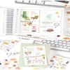 6Pcs Love Letter Planner Stickers - Cute Pet Waterproof  Stickers For Diy Crafts,Journal,Scrapbook, Water Bottles,Laptops