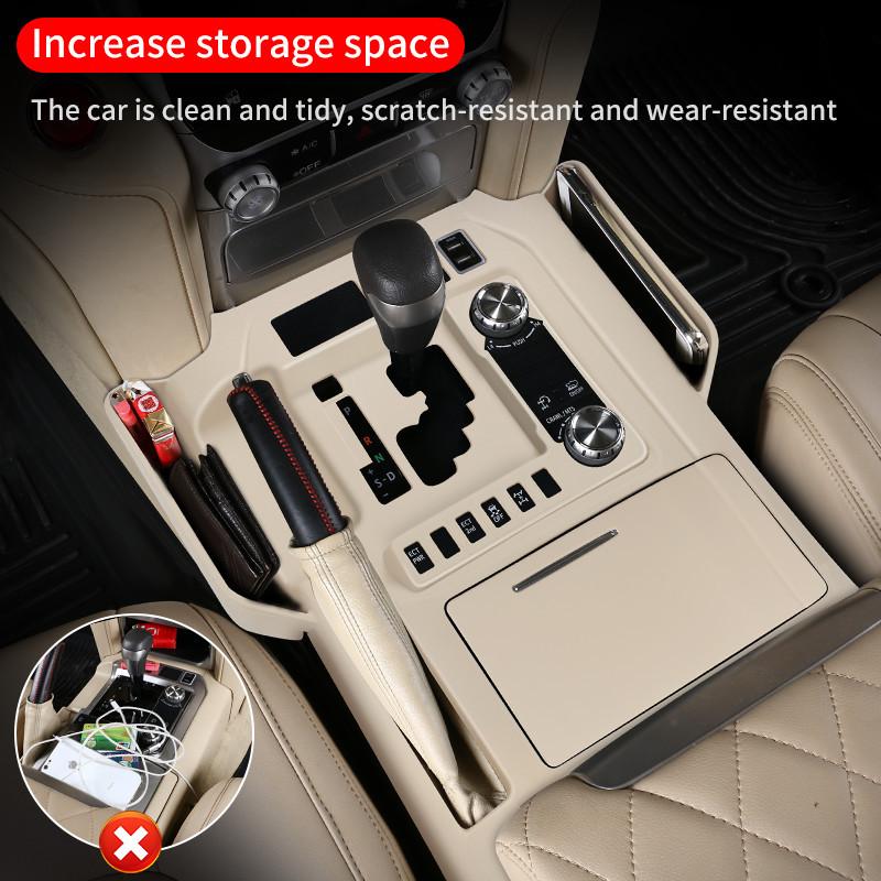 For Toyota Land Cruiser 200 LC200 2016- Center Console Silicone Mat Dust Resistant Anti Slip Interior Upgrade Parts