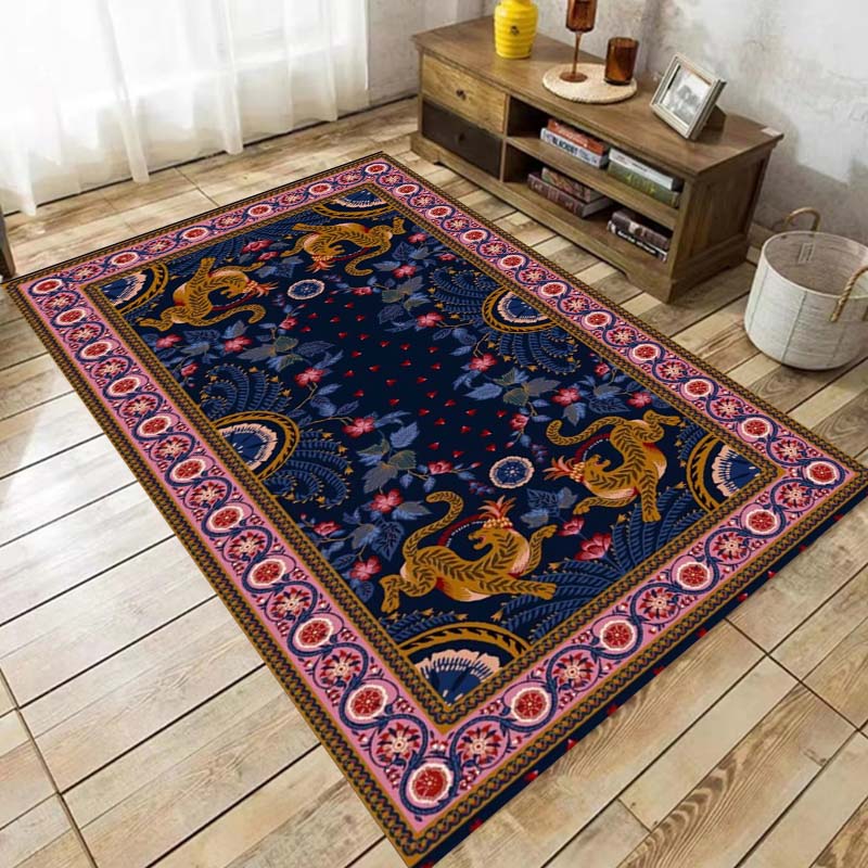 Bohemia Mandala Geometric Area Rug, Carpet for Home Living Room Bedroom Sofa Doormat Kitchen Decor, Kid Anti-Slip Floor Mats0021 60x90cm