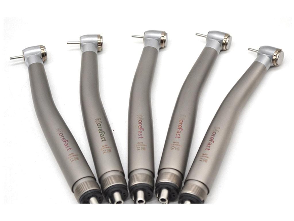 LED Dental High-Speed Handpiece Turbine Drill with Two/Four-Hole Push-Button, Wind Light, and Needle Removal Functions