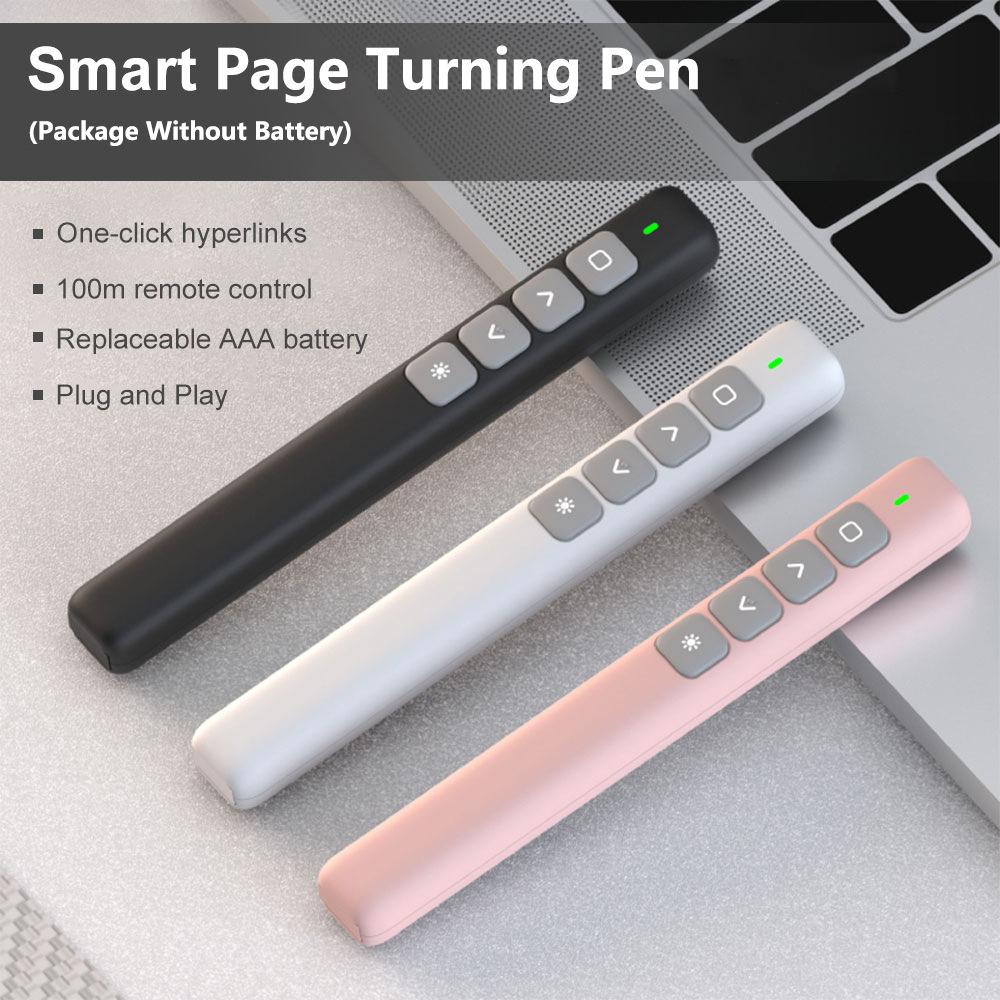 USB Receiver 2.4GHz Clicker Projector Presentation Remote Controller For Business Presentation Training Speech Control Pen Kit
