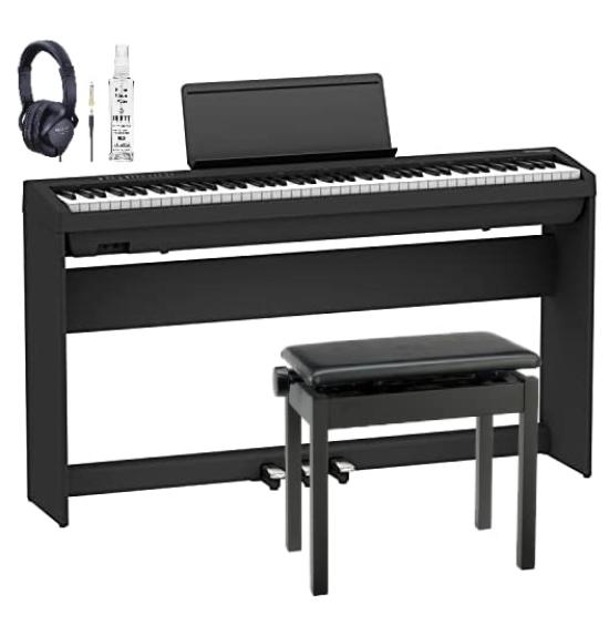 

[Ready to Use Genuine Full Option Set] Roland Electronic Piano Digital Piano Portable 88 Keys Grand Touch FP-30X (Delivery Only, BK Black)
