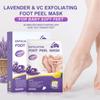 Lavender Exfoliating Foot Mask To Remove Dead Skin, Nourish Feet and Whiten Skin