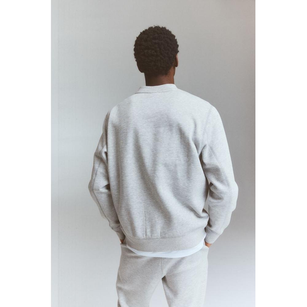 H M dryMove Sports sweatsHirt ligHt Grey Melange