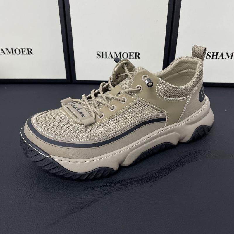 Designer Shoes Men Summer 2025 Comfortable Thickness Casual Sneakers Soft Wear-resistant Man Training Shoes Zapatos Para Hombre