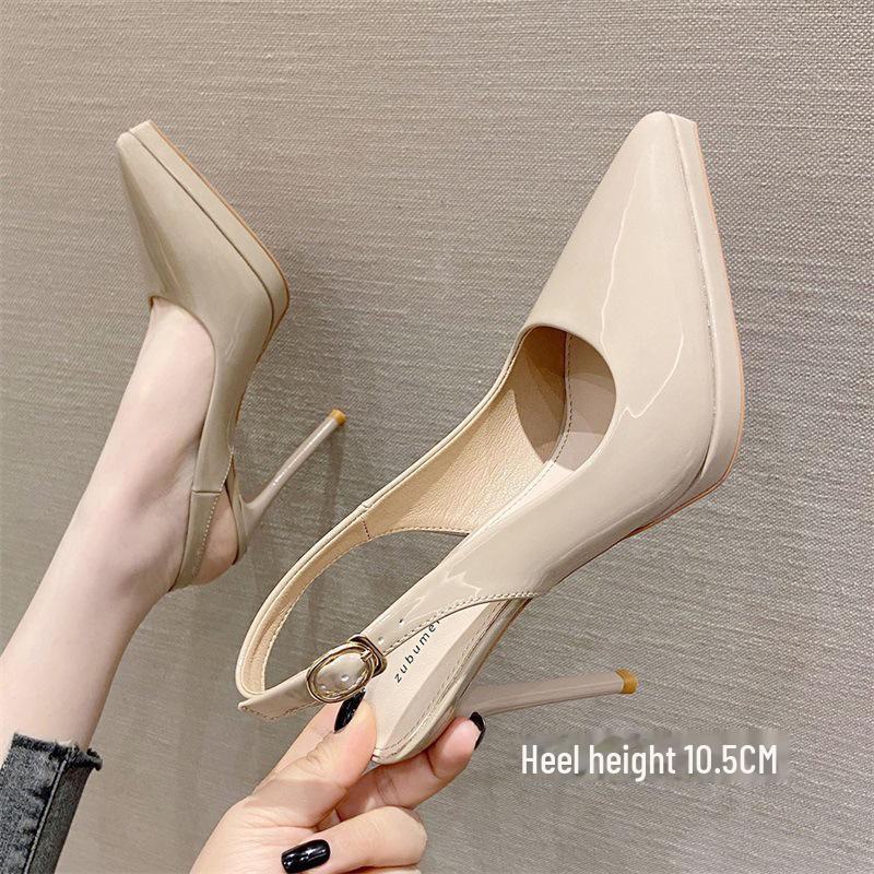 Women's Summer Pointed Toe Stiletto Heels Sexy Fairy Style Korean Single Shoes Fashion Comfortable