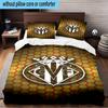 3PCS CF Football Emblem Bedding Set,Including 1pc Duvet Cover And 2pcs Pillowcases Perfect for Bedroom, Dormitory, Fan Christmas Gift