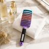 Wide Tooth Vent Hair Brush for Volumizing Styling Detangling Long Hair Home Use Scalp Massage Large Curved Comb for Women Men