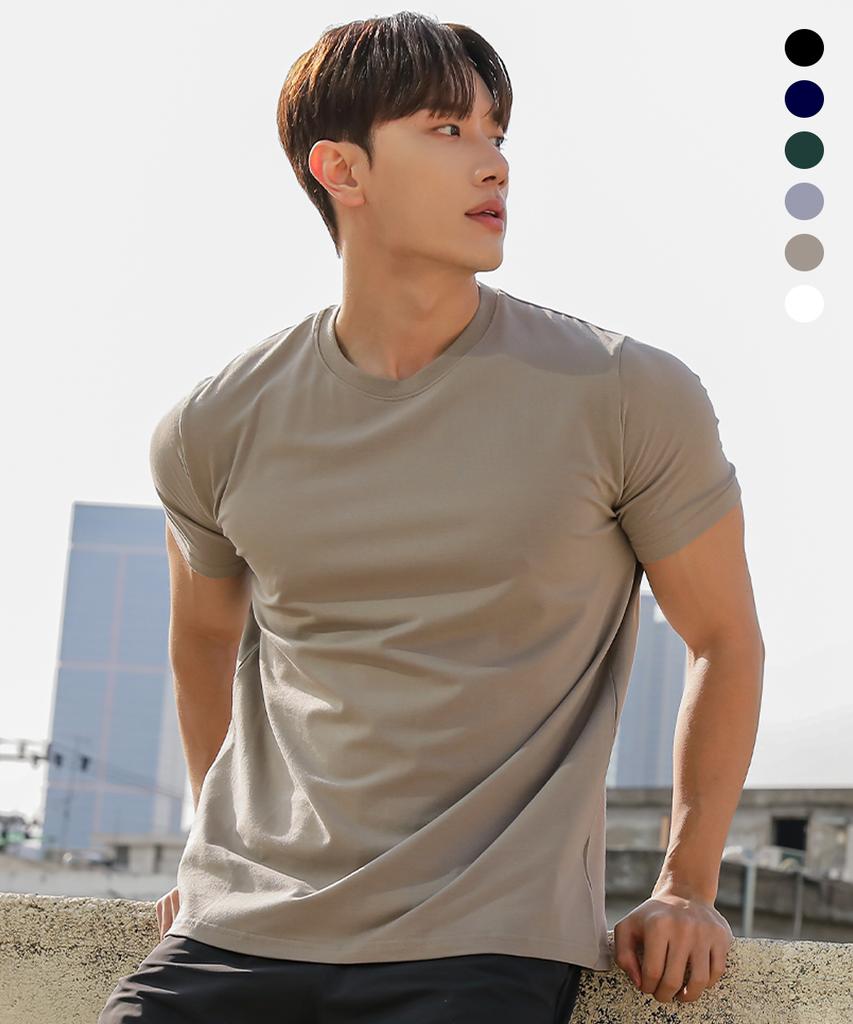 Moldeun Standard Muscle Fit Plain T-Shirt (Type A)