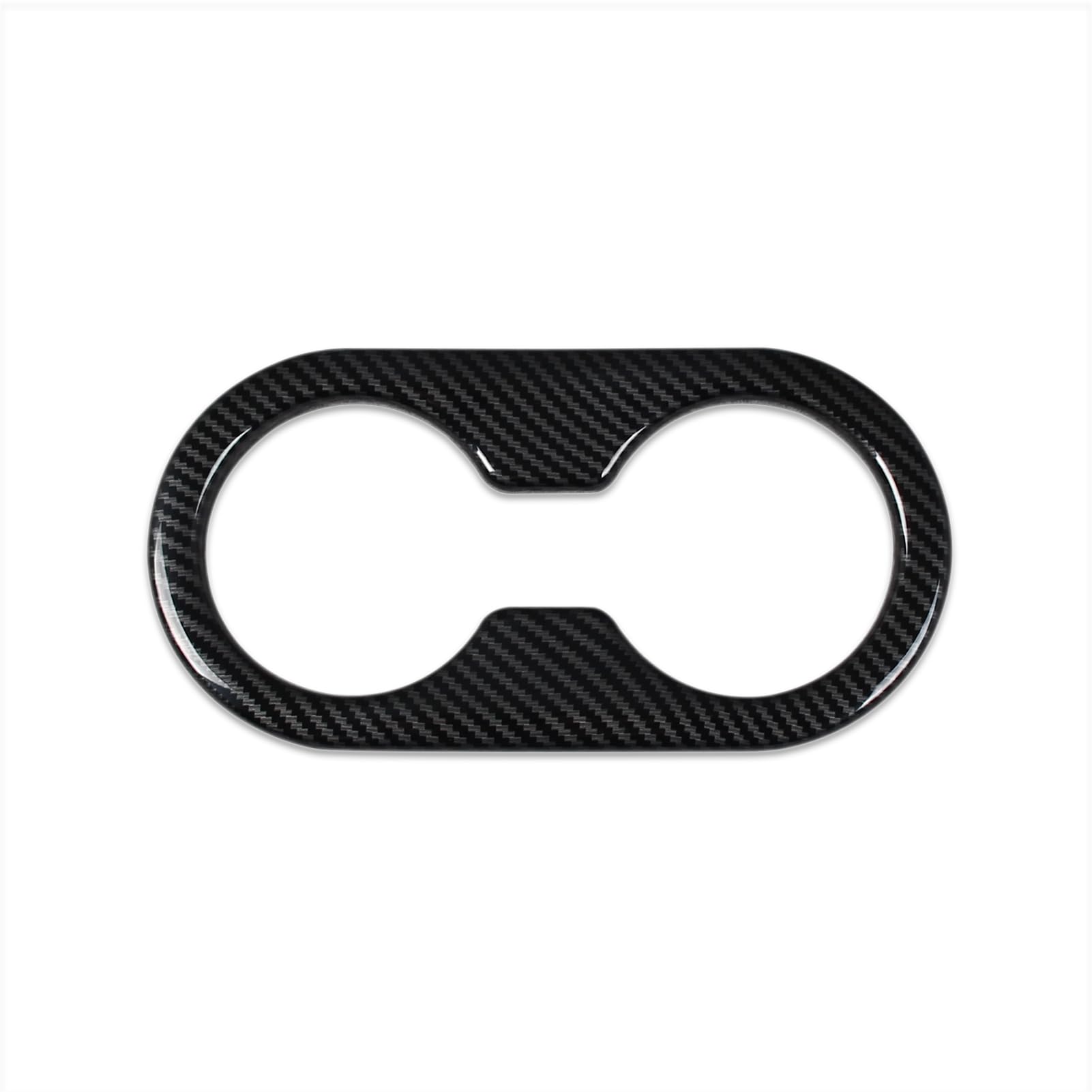 

RUIQ Mazda KH Series Interior Rear Seat Drink Holder Cover Designed Exclusively for the Mazda CX60 Carbon Fiber CX-60 Garnish, (Black Finish)