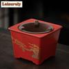 Hawthorn Red Coarse Ceramic Charcoal Stove Tea Making Coal Ball Inner Liner Small Stove Set Lifting Beam Pot Infusions Kettle