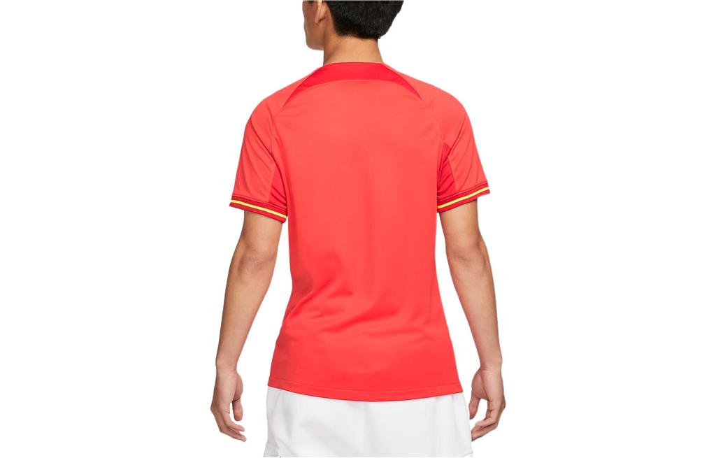 Nike Dri Fit Soccer Jerseys Men's Red Moderate Straight Fit DN0708-696