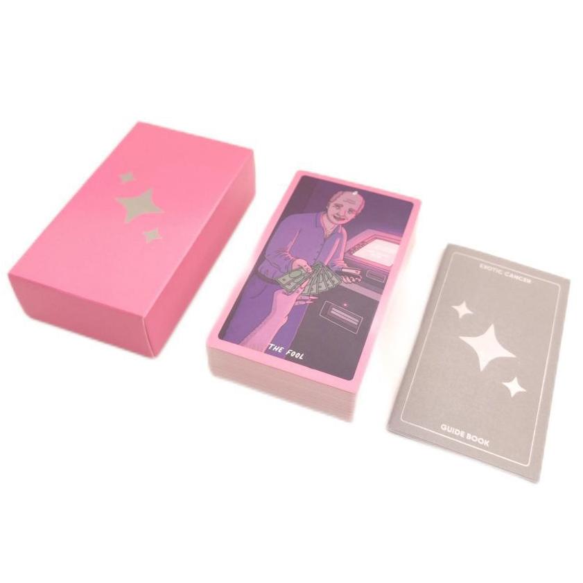 

12x7 см экзотические карты Таро с раком, настольная игра для вечеринок, настольная игра с бумажным путеводителем