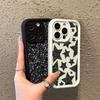 Luxury Black Star Pattern Phone Case For iPhone 17 Pro Max 16 15 Pro 14 13 Mini 12 11 XR XS 17Air 16 Plus Soft Silicone Cover