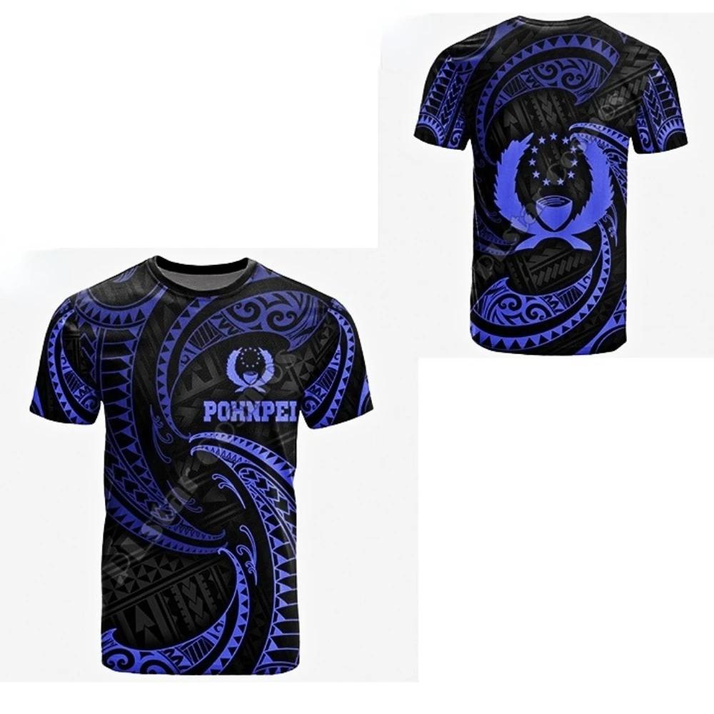 2024 POHNPEI Men's T Shirt O Neck 3D Print Street Fashion Style Harajuku Casual Loose Short Sleeve