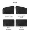 2/4Pcs Blackout Car Window Covers Magnetic Car Privacy Curtains Car Window Sun Shade  Baby Care