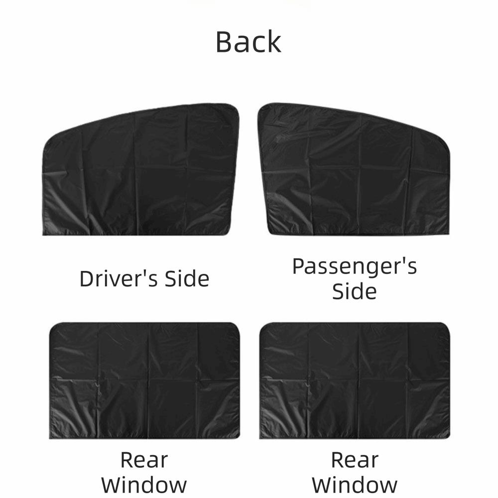 2/4Pcs Blackout Car Window Covers Magnetic Car Privacy Curtains Car Window Sun Shade Baby Care