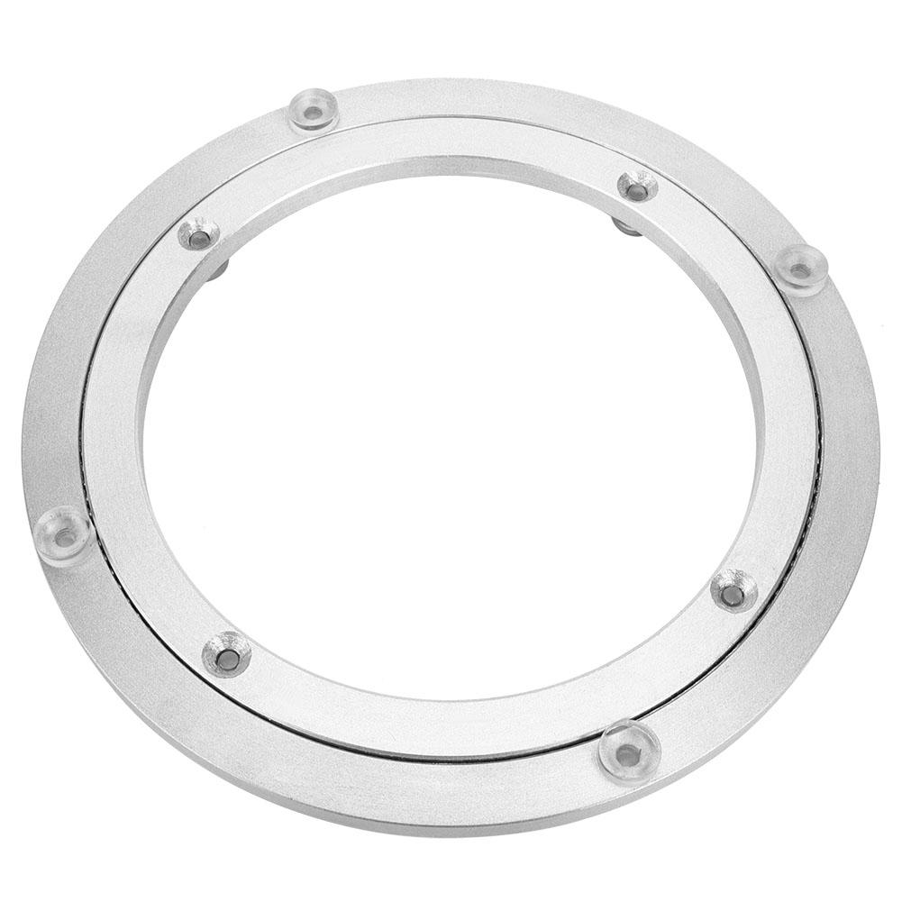 Base Giratoria de Exhibición Redonda de Aleación de Aluminio de 8 Pulgadas