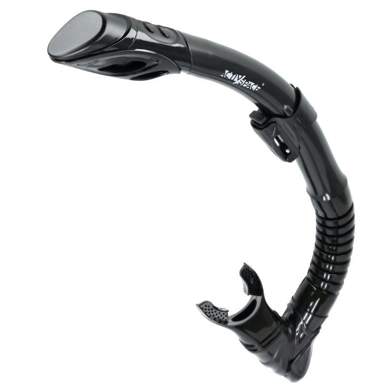 Snorkel With Valve - Black