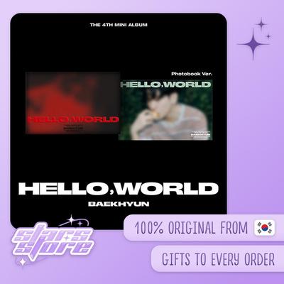 BAEKHYUN - 4th MINI ALBUM [HELLO, WORLD] (PHOTOBOOK VER.) - Random Ver.
