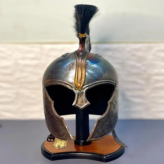 Great Achilles, Trojan Warrior  Troy Helmet Replica Original Quality Armor Helmet Halloween Costume Fully Wearble Gift Item