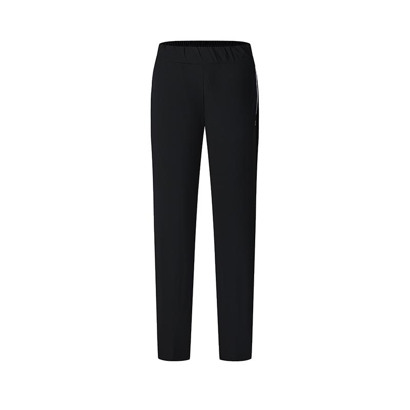 New FILA Knitted Sports Pants Women's Jet Black A51W523601F-BK