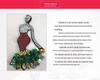 Water-Soluble 3D Floral Embroidered Beaded Patch for Collar or Dance Costume