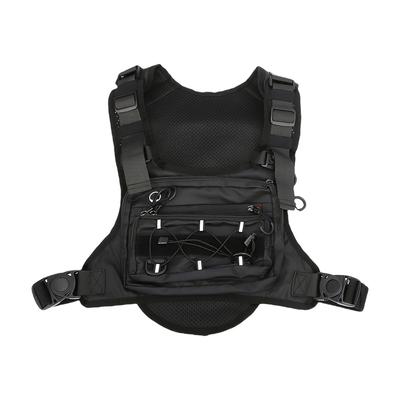 TOMSHOO 2L Hydration Bladder Equipped Running Vest Lightweight Backpack Mesh Fabric Multiple Pockets Adjustable Chest Strap Perfect Outdoor