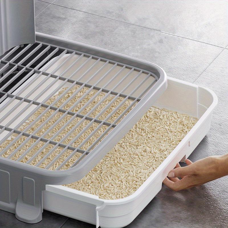 Dog Potty Dog-Specific Pee Tray Anti-Stepping Waste Sand Box for Small Dogs/Puppies Teddy Drawer-Style Poop Tray Pet Supplies