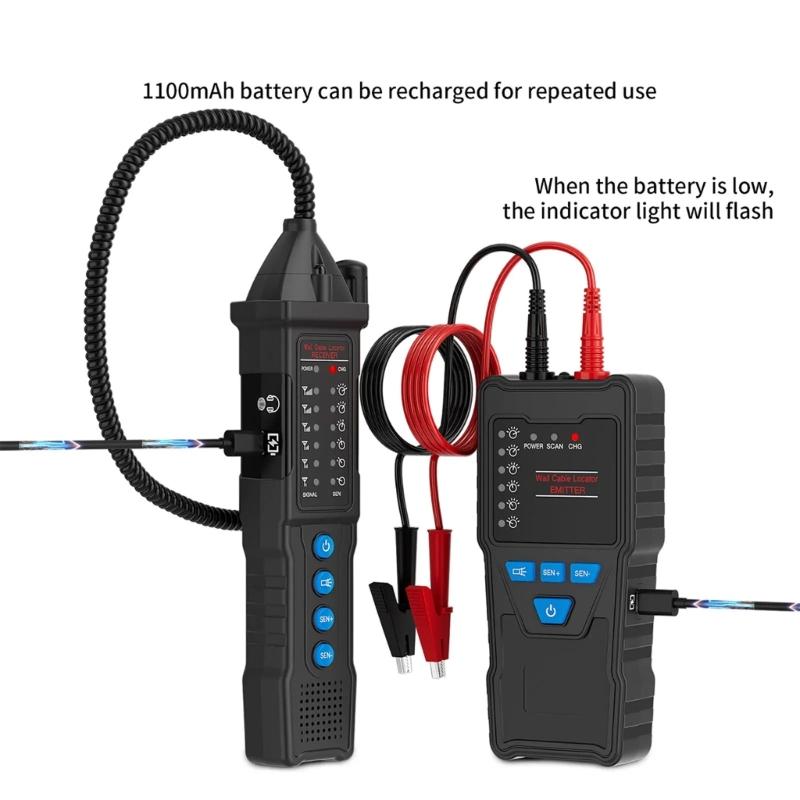 Multifunction Advanced Cable Detector Line Finder With 3.7V Batteries For Finding Concealed Wire In Wall And Underground