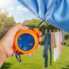 8M Retractable Clothesline Outdoor Travel Portable Clothes Drying Rack Windproof Washing Line For Camping Hiking Laundry Hanger